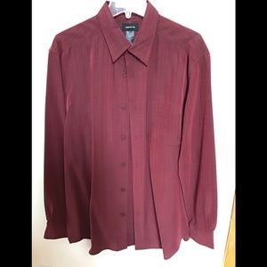 Claiborne men’s long sleeve dress shirt size L